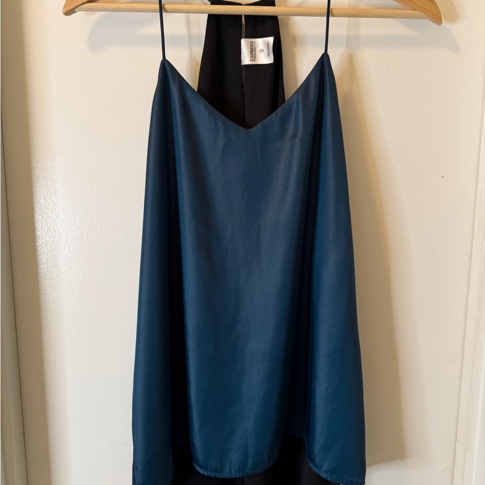 Express Teal Spaghetti Strap Camisole Top